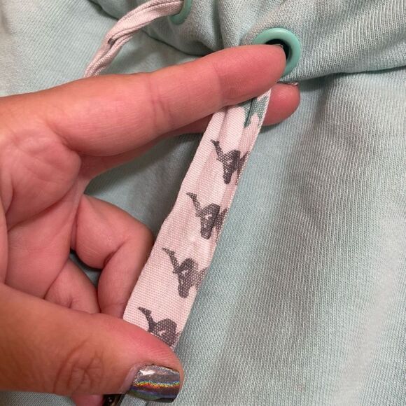 Kappa Aqua Pink Rear Logo Lounge Pull On Shorts, XL - Picture 4 of 5